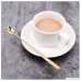 STAR-TOP Stainless Steel Titanium Coffee Spoon Creative Long Handle Stirring Scoop Cute Dessert Spoon Latte Spoon Set of 5 - B07F8J94Q2